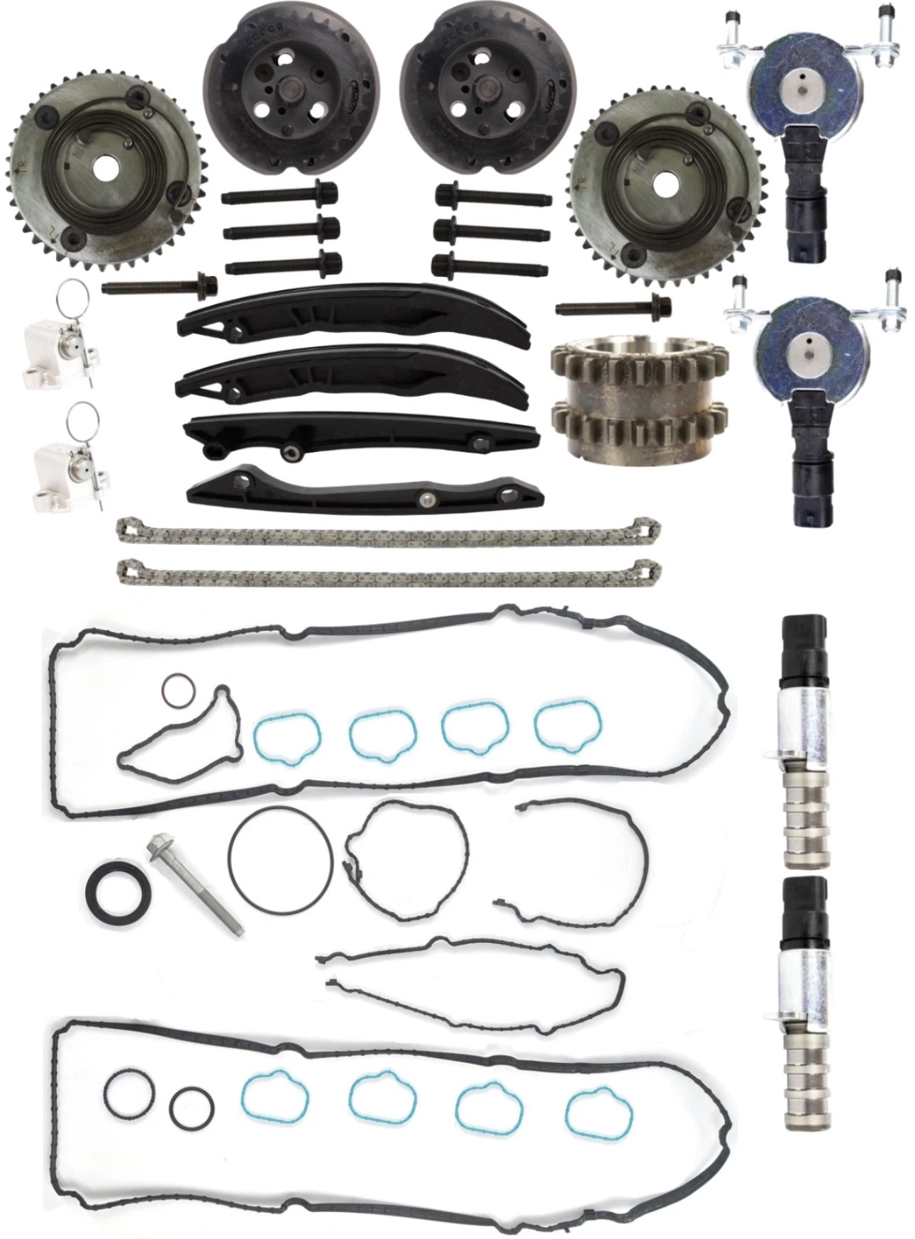 Kit Distribución Con VVT Solenoides Ford F150 5.0 V8 Coyote 2018-2020 1