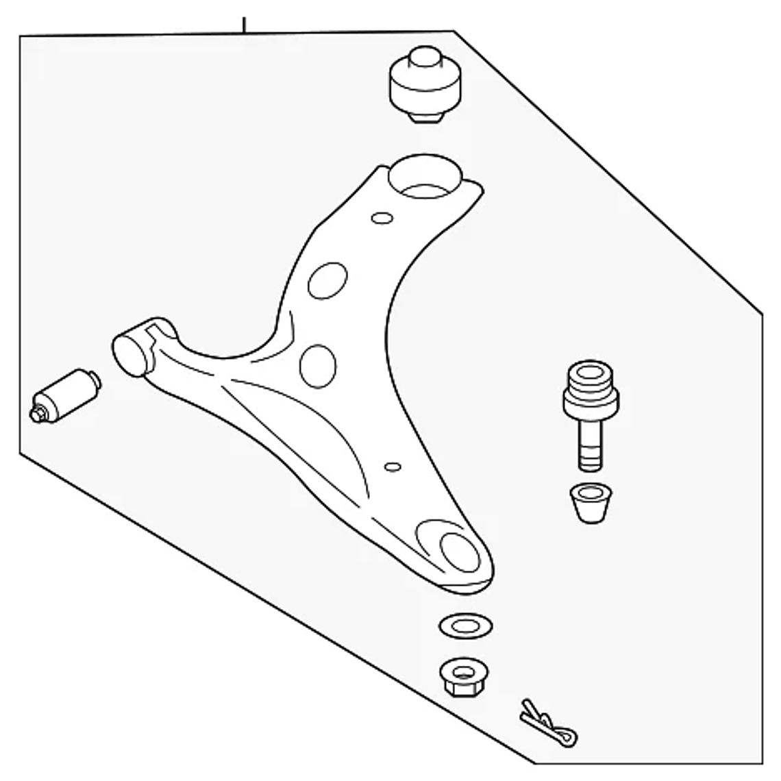 Bandeja inferior RH-LH Subaru Outback 2020-2025 2