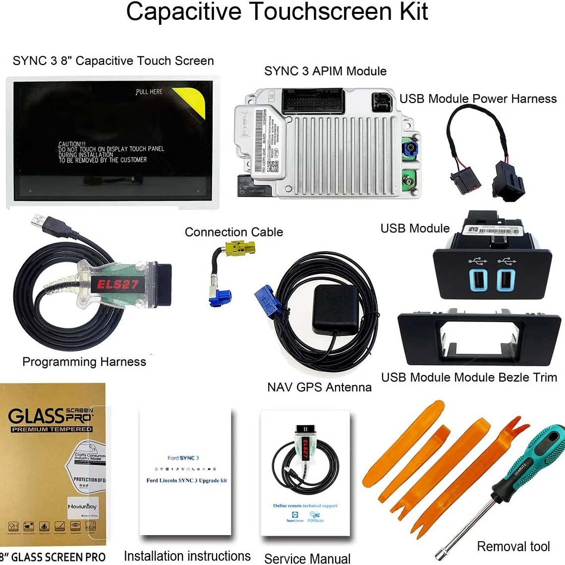 Kit upgrade Radio Ford F-150 SYNC 2 a SYNC 3  3