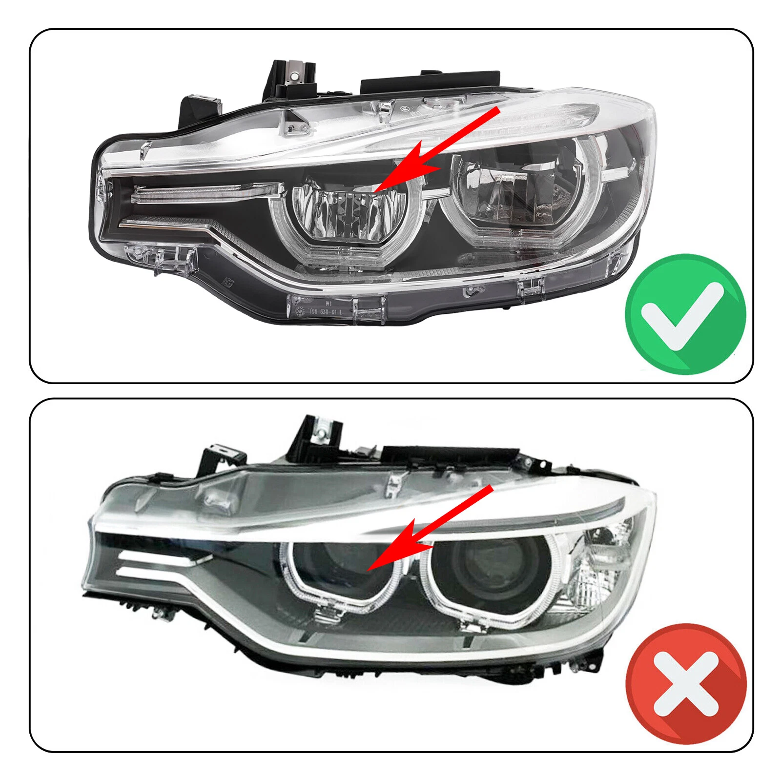 Optico BMW 3 Series F30 328i 330i 320i 2016-2019 5