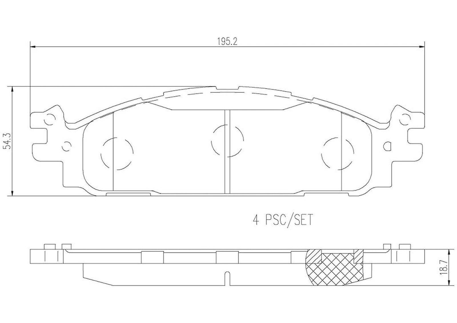 Pastillas de Freno Delanteras Brembo Cerámicas - Ford Explorer (2011-2019) 4