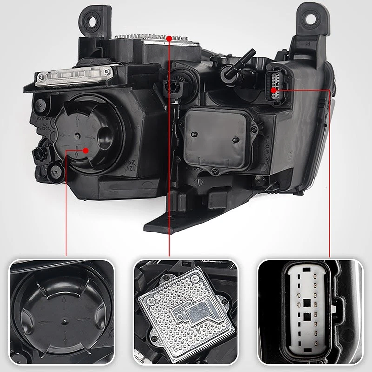 Óptico Jeep Grand Cherokee 2017-2021 HID/Xenon 6