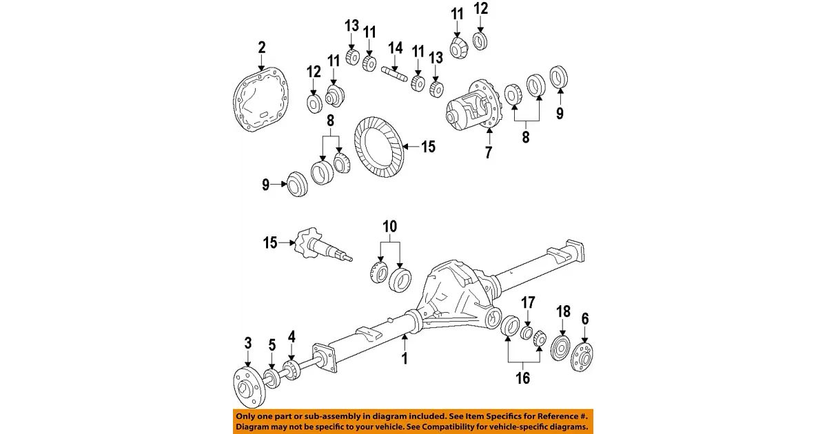 Kit reparación diferencial Ford Raptor