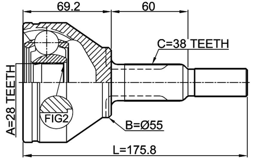 Junta Homocinética Exterior – Ford Explorer (2011–2019) 2
