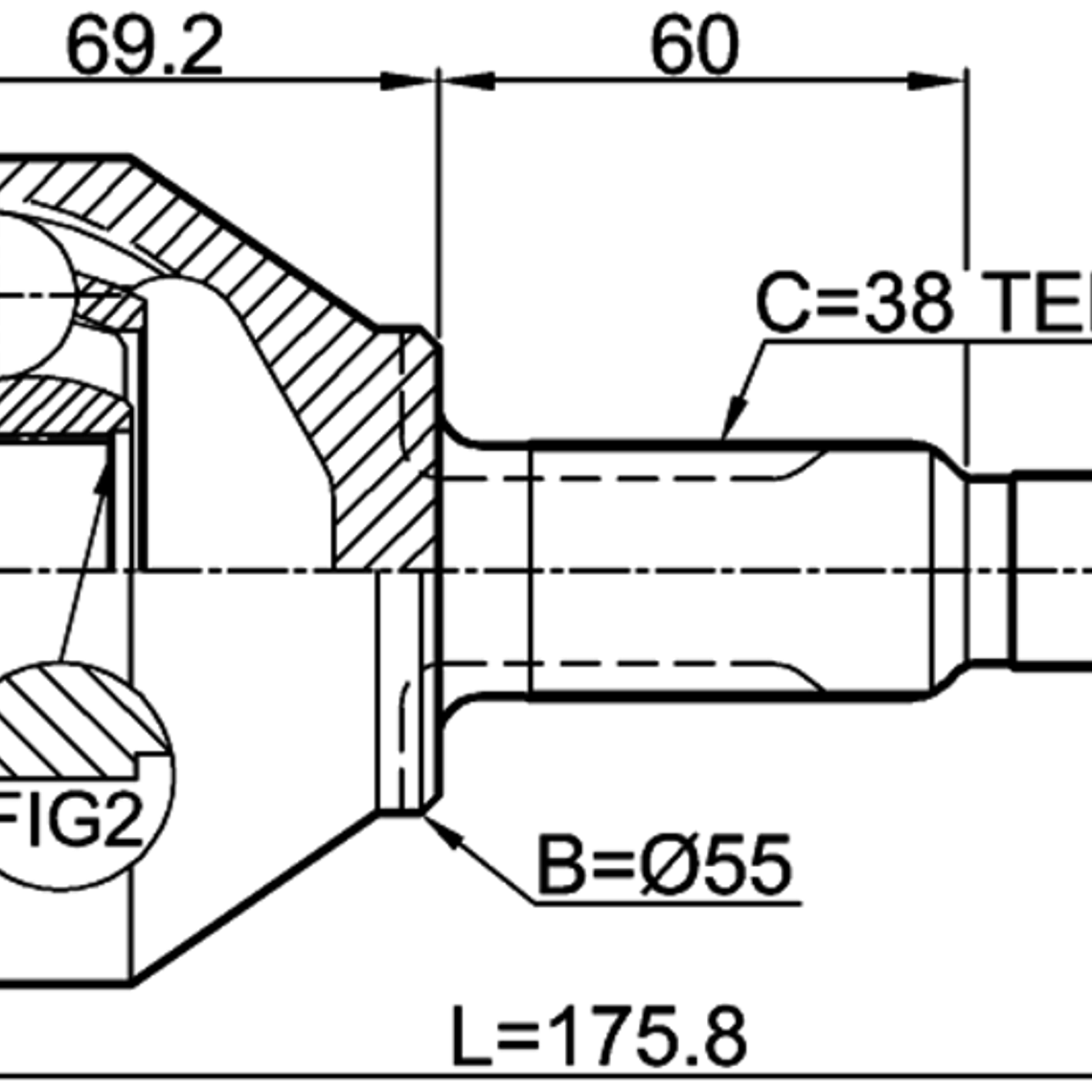 Junta Homocinética Exterior – Ford Explorer (2011–2019) 2