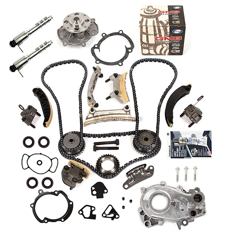 Kit de Distribución: Cadena, Bomba de Aceite y Agua GMB – Motor 3.6L / 3.0L V6 1