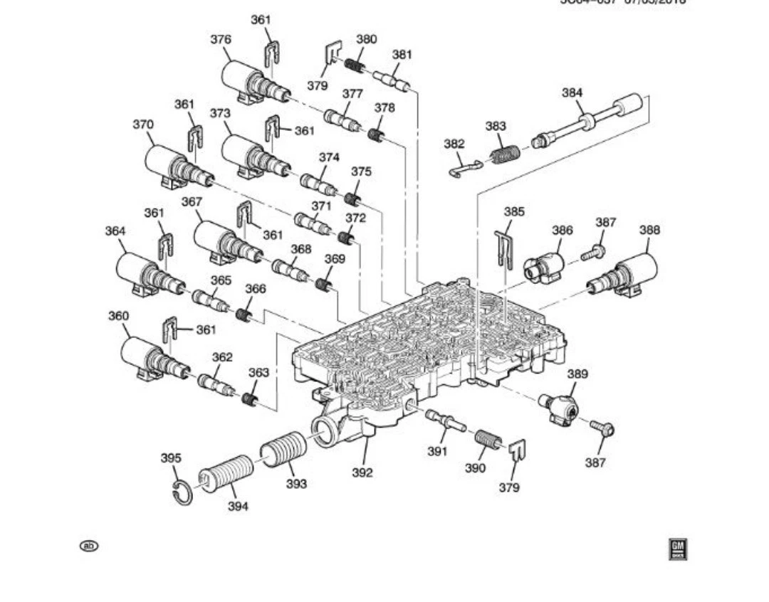Cuerpo de Válvulas Completo Genuino GM® - Transmisión 8L90 (2020-2023) - Chevrolet Silverado 1