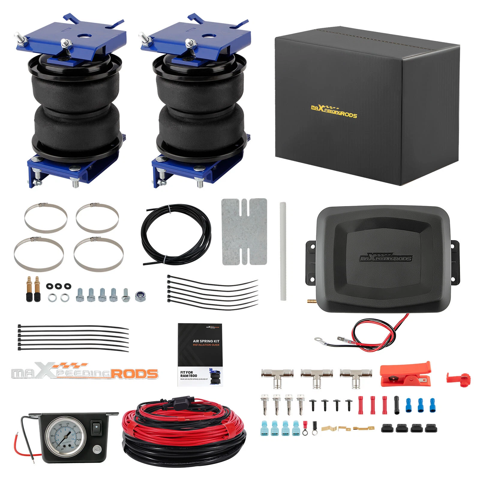Kit Pulmones Suspensión Neumática Trasera RAM 1500 (2009-2020) 1