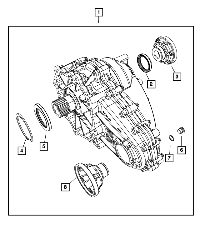 Caja Transferencia Mopar Single Speed Jeep Grand Cherokee 14-22 Dodge Durango 14-26 1