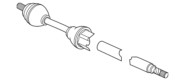 Semieje Homocinética Delantera Genuina Volvo S60 V60 19-25 1
