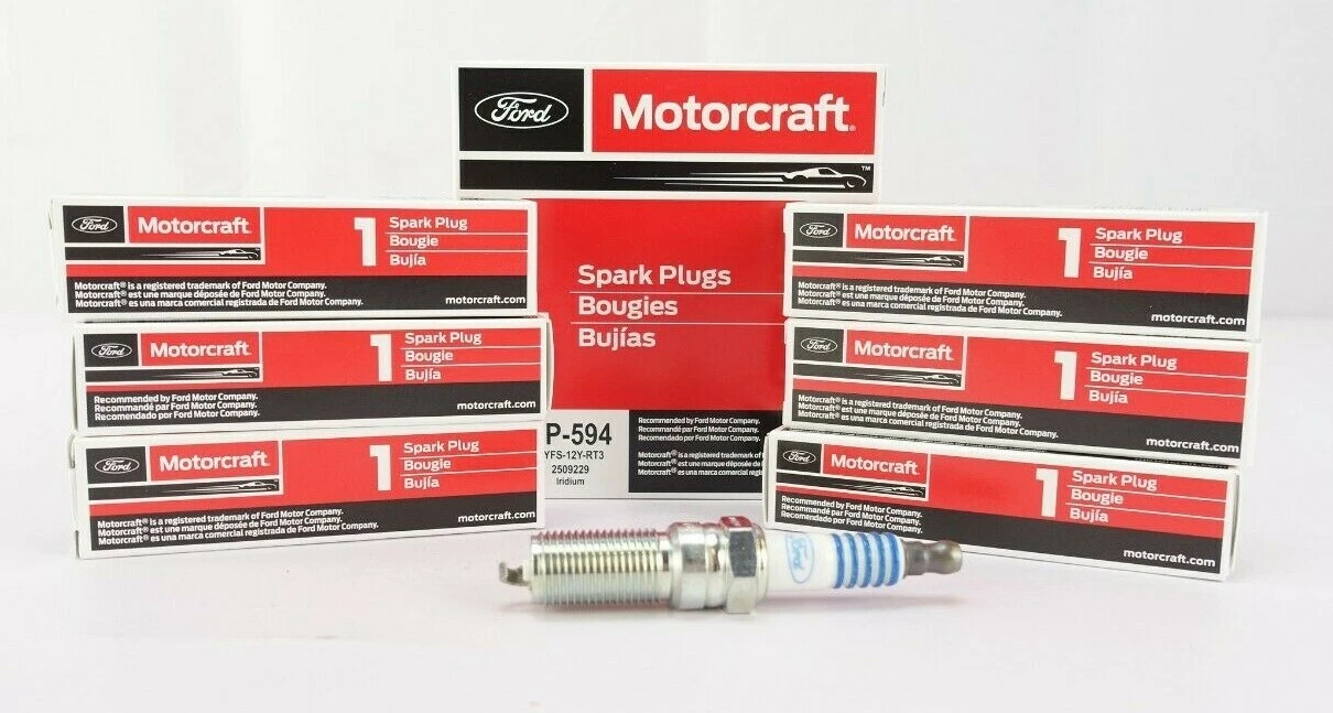 Set 6 Bujias Iridio Motorcraft Ford F-150 Expedition Bronco 3.5L EcoBoost Original 1