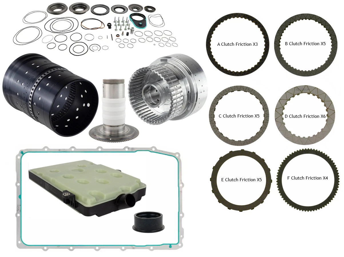 Kit Reparación Tambor CDF Discos Sellos Filtro 10R80 Ford F150 Expedition Mustang 1