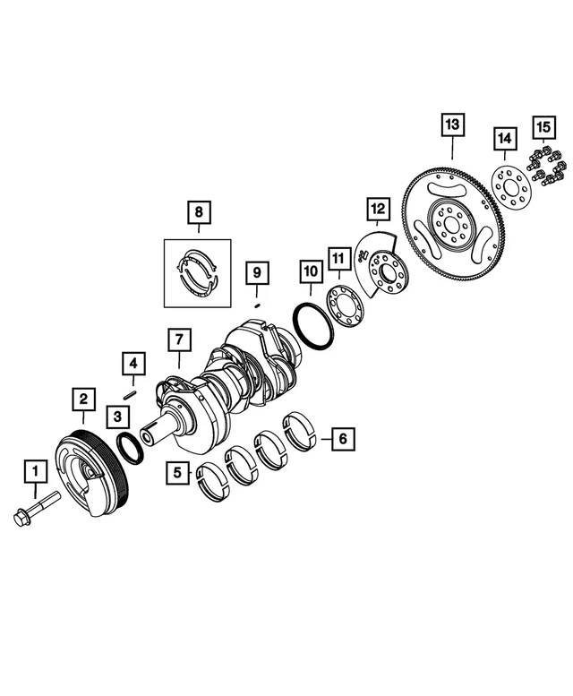 Rueda Fonica Cigueñal Mopar Jeep Grand Cherokee 3.0 RAM 1500 EcoDiesel 4