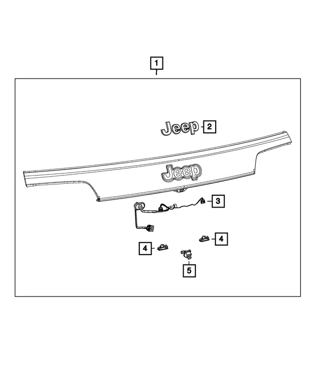 Camara Retroceso Estacionamiento PAS Jeep Grand Cherokee 2016-2021 2