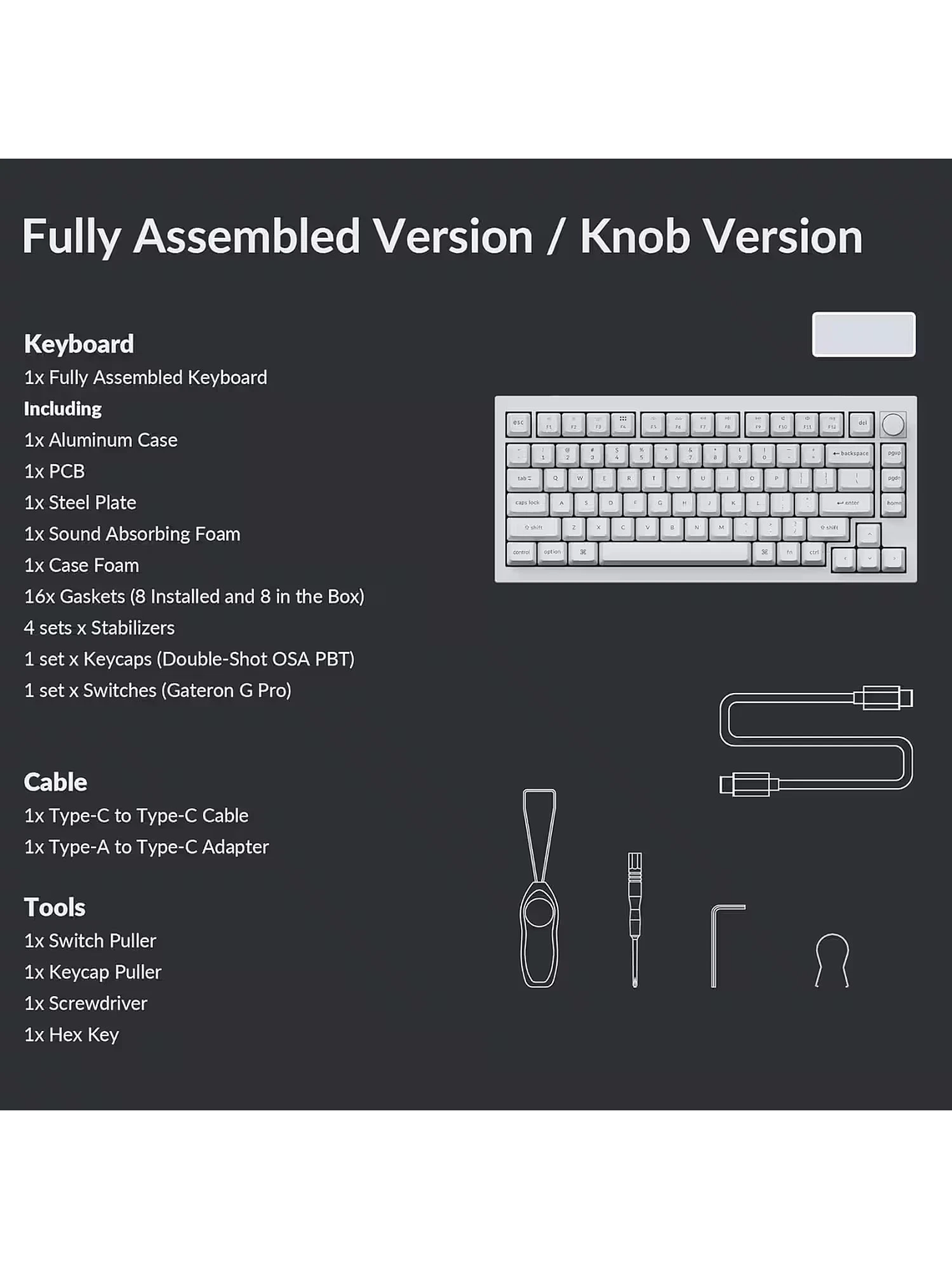 Keychron Q1 Pro - Teclado Mecánico Inalámbrico Aluminio CNC  2