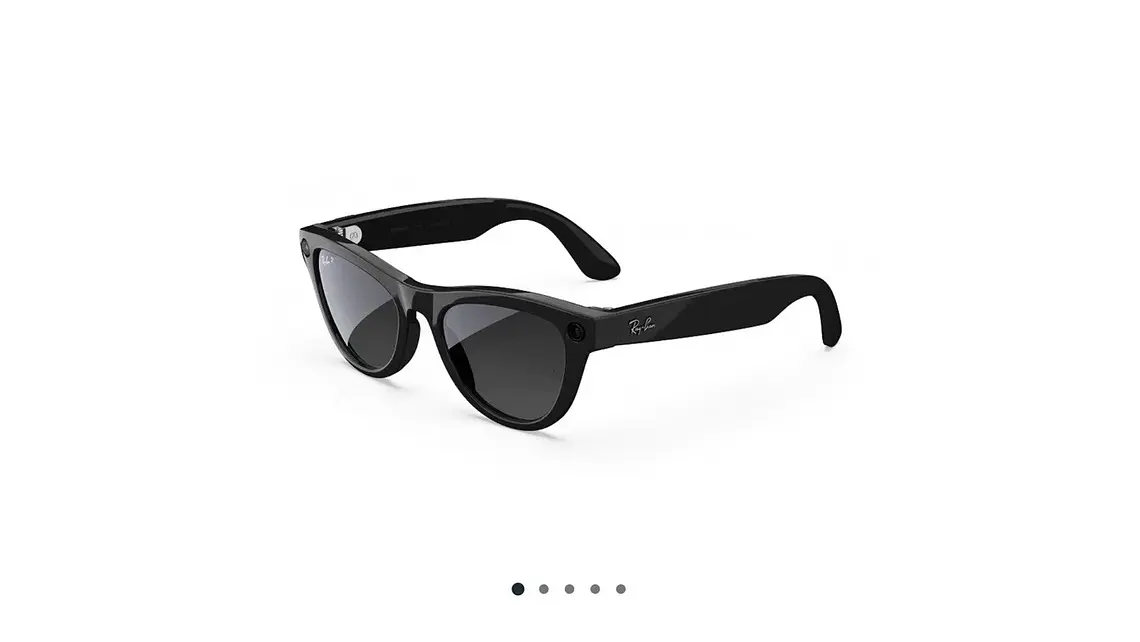 Ray-Ban Meta Skyler (Gen 2) - Shiny Black / Polarized Gradient Graphite 1