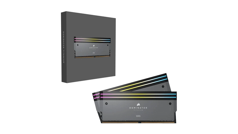 CORSAIR DOMINATOR TITANIUM RGB 64GB (2 x 32GB) DDR5 6000 CL30 1