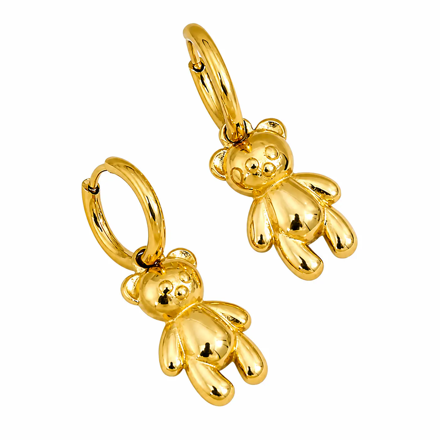 Aros Minimalistas Acero 316L PVD Oro 18K 69P 1