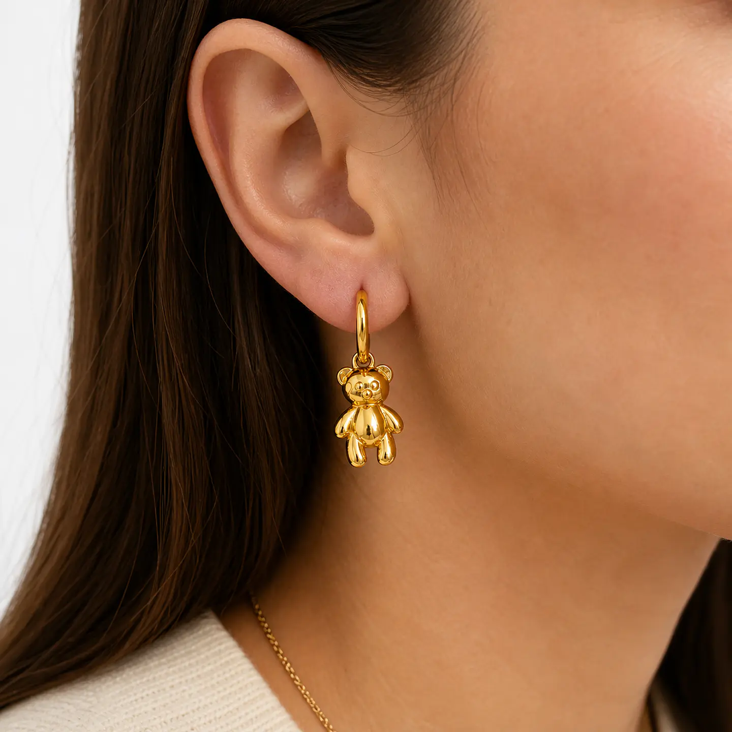 Aros Minimalistas Acero 316L PVD Oro 18K 69P 3