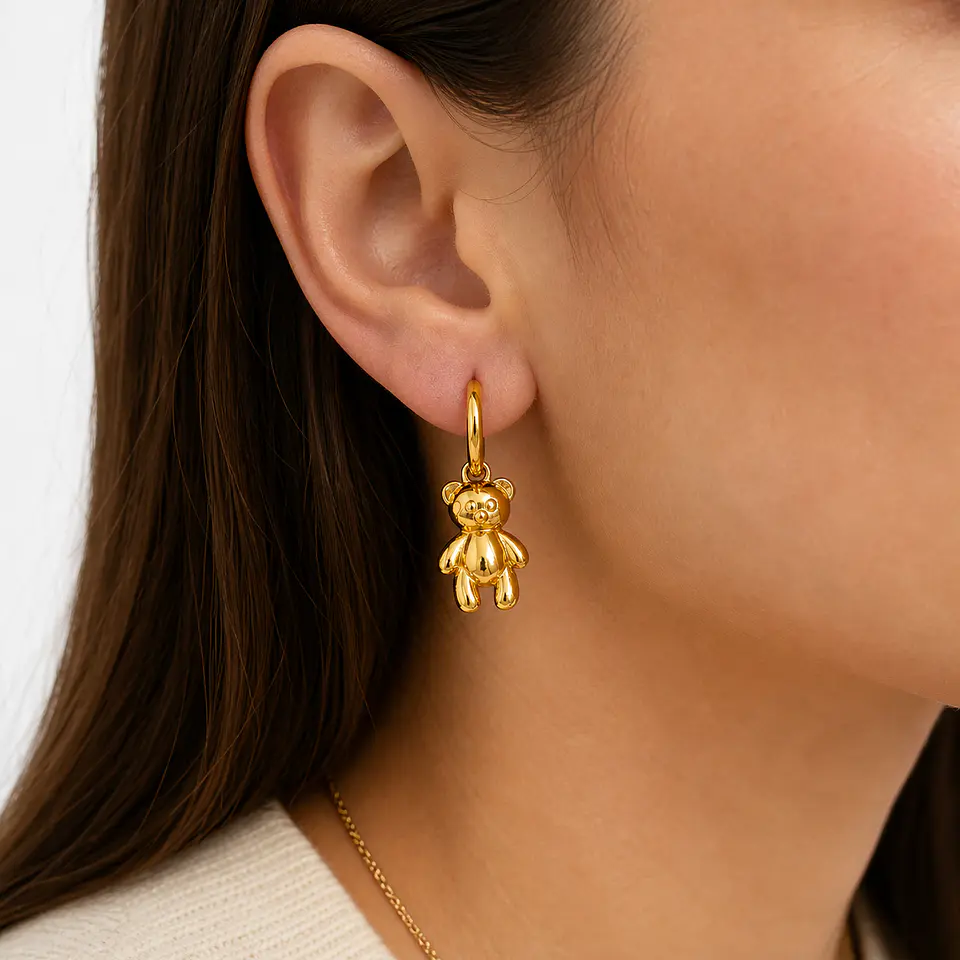 Aros Minimalistas Acero 316L PVD Oro 18K 69P 3