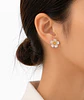 Aros Brillo Premium Acero 316L PVD Oro 18K 71P - Miniatura 3