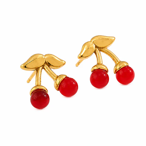 Aros Clásicos Acero 316L PVD Oro 18K 85P