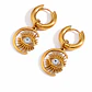 Aros Diseño Premium Acero 316L PVD Oro 18K 93P - Miniatura 1