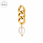 Aros Modernos Acero 316L PVD Oro 18K 109P - Miniatura 1