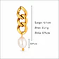 Aros Modernos Acero 316L PVD Oro 18K 109P - Miniatura 4