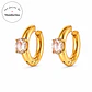 Aros Colgantes Premium Acero 316L PVD Oro 18K 110P - Miniatura 1