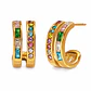 Aros Minimalistas Acero 316L PVD Oro 18K 111P - Miniatura 1
