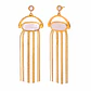 Aros Brillo Elegante Acero 316L PVD Oro 18K 113P - Miniatura 3