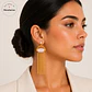 Aros Brillo Elegante Acero 316L PVD Oro 18K 113P - Miniatura 4