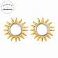 Aros Diseño Fino Acero 316L PVD Oro 18K 114P - Miniatura 2