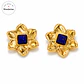 Aros Modernos Acero 316L PVD Oro 18K 116P - Miniatura 1