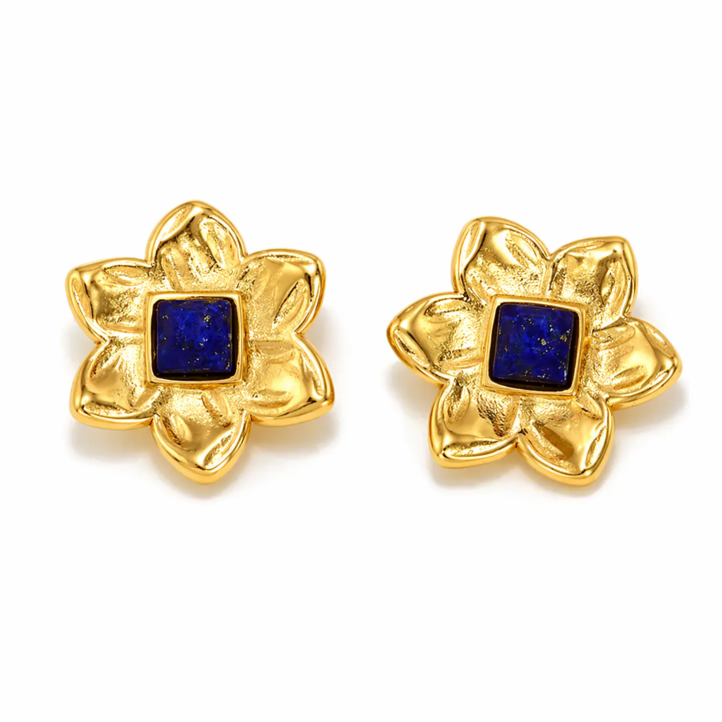 Aros Modernos Acero 316L PVD Oro 18K 116P 2