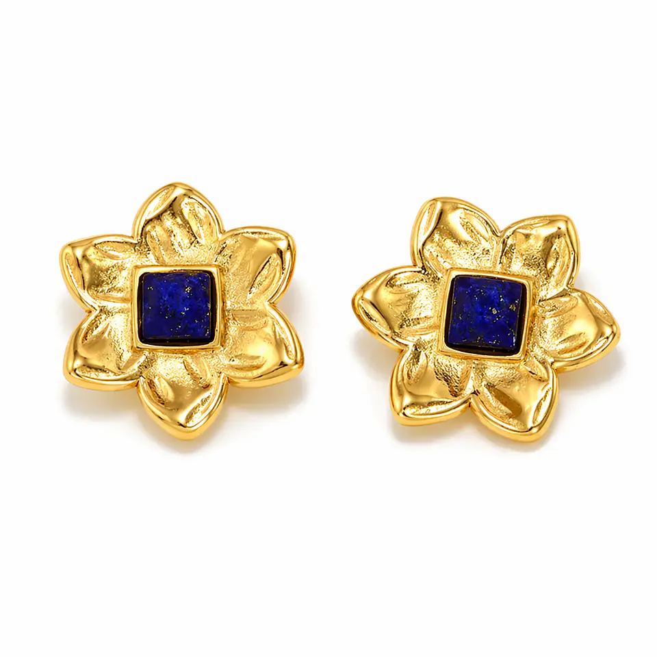 Aros Modernos Acero 316L PVD Oro 18K 116P 2