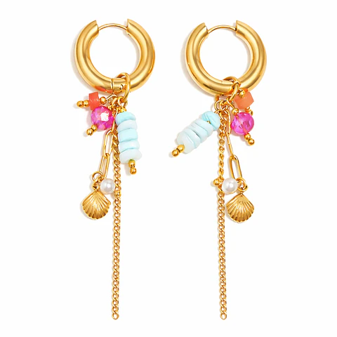 Aros Premium Acero 316L PVD Oro 18K 118P