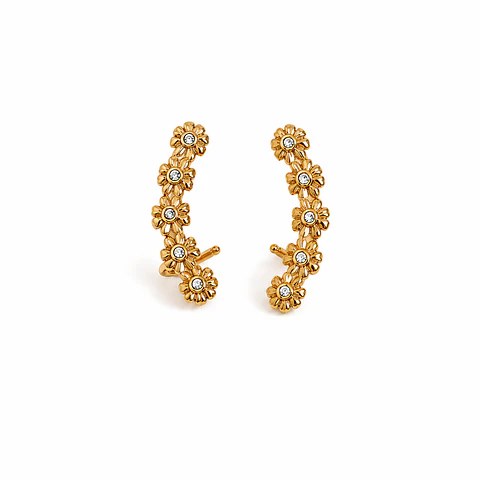 Aros Margarita Pavé