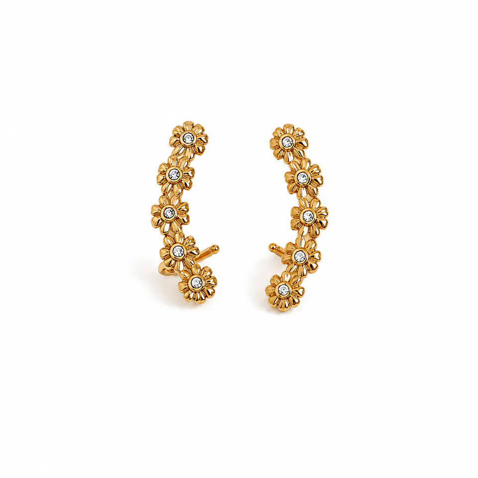 Aros Margarita Pavé 2