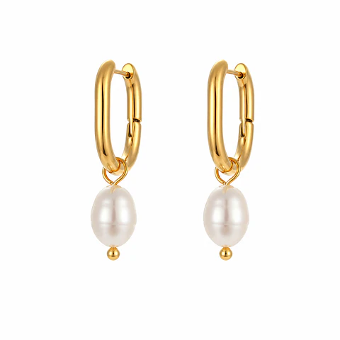 Aros Perla Colgante