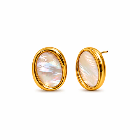 Aros Nácar Oval