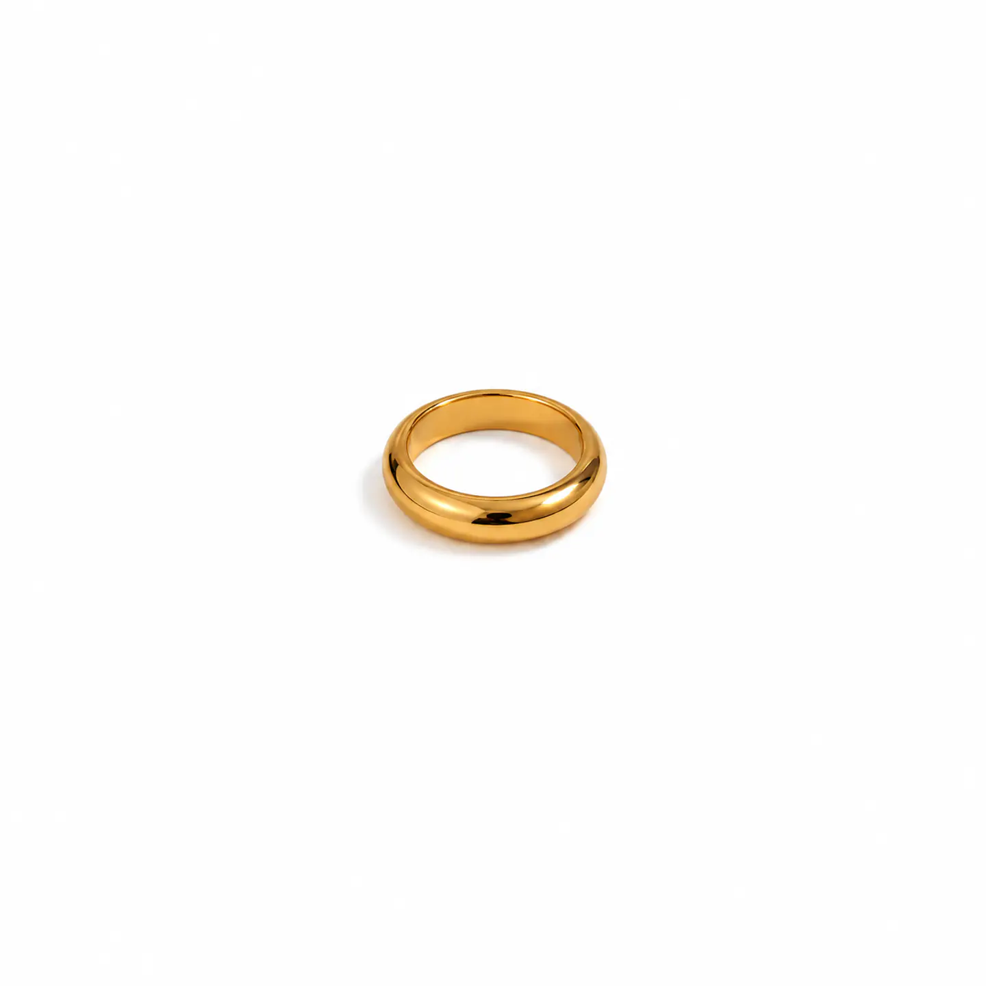 Anillo  Banda Clásica Pulida 1