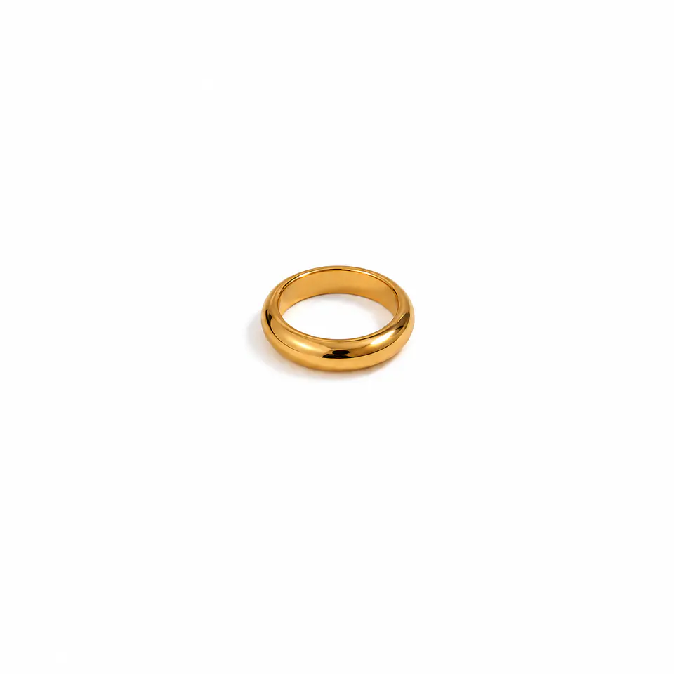 Anillo  Banda Clásica Pulida 1