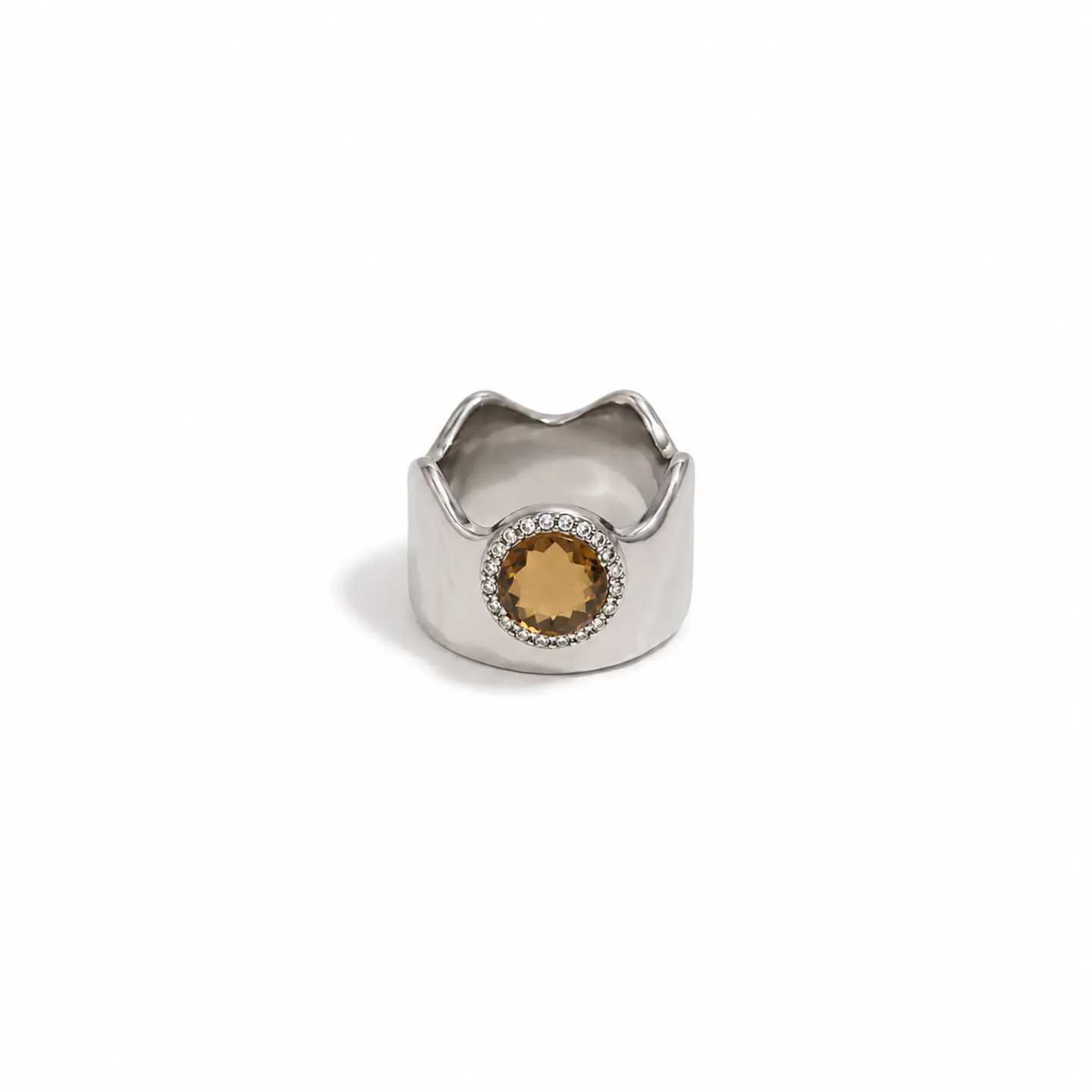 Anillo Imperial Ámbar Plata 1