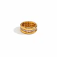 Anillo  Triple Banda Zirconias - Miniatura 1
