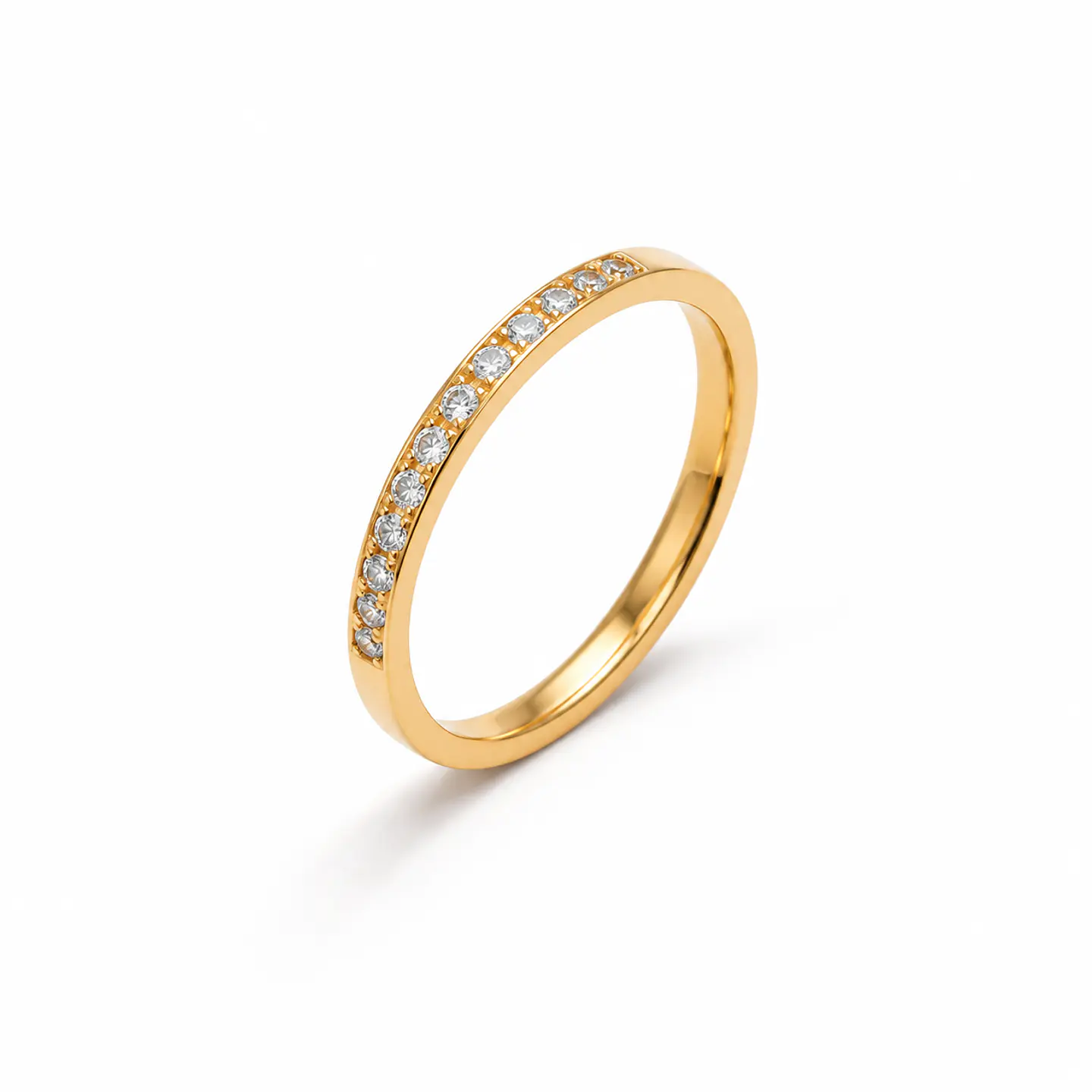 Anillo  Media Alianza Zirconias 1