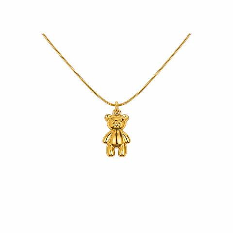 Collar  Osito Dorado
