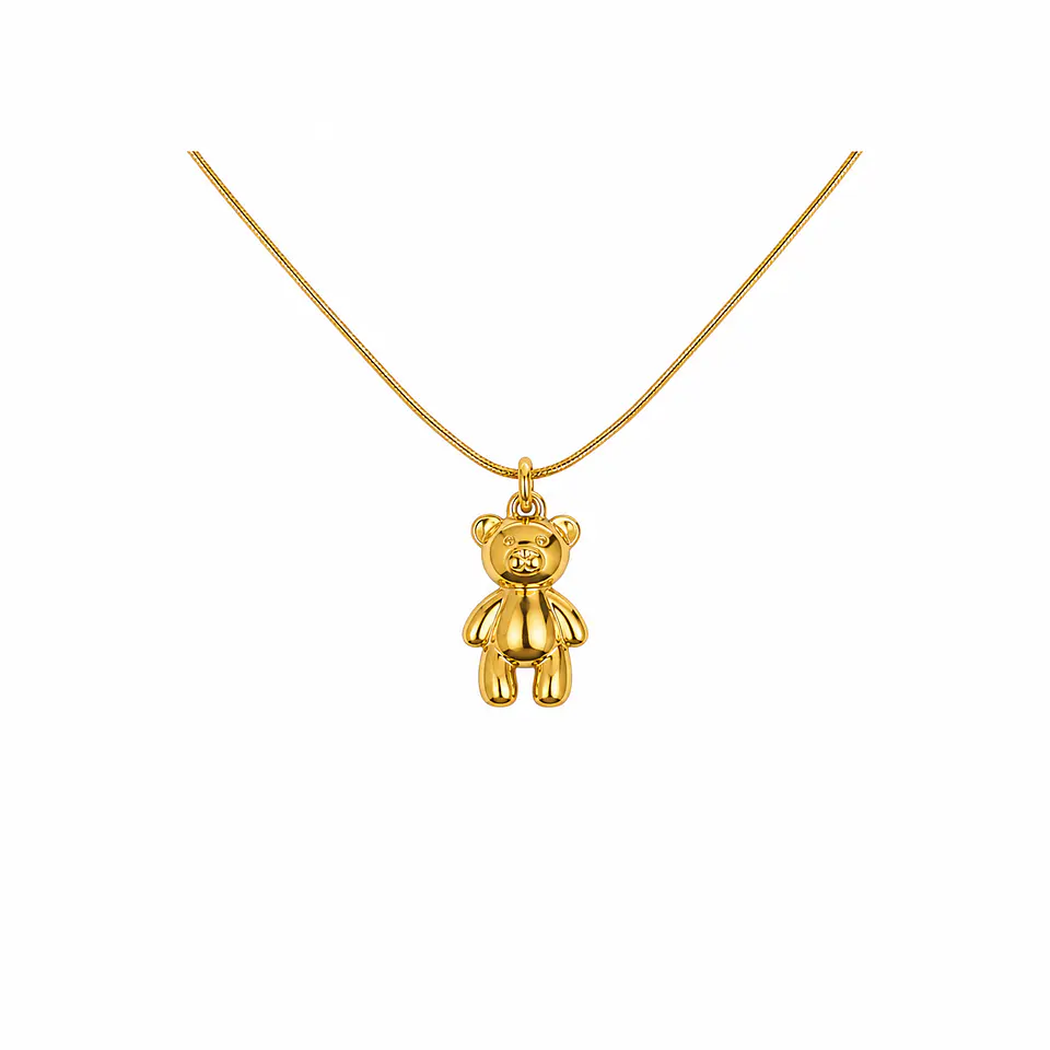 Collar  Osito Dorado 1