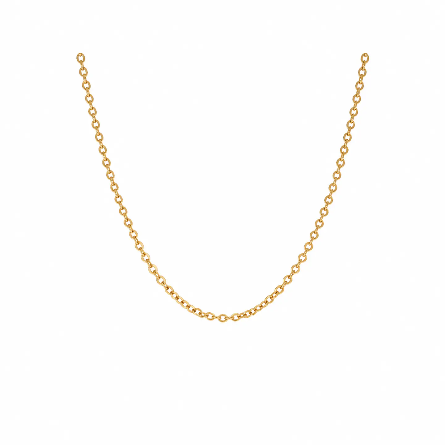 Collar Cadena Clásica Coin 45 cm 1